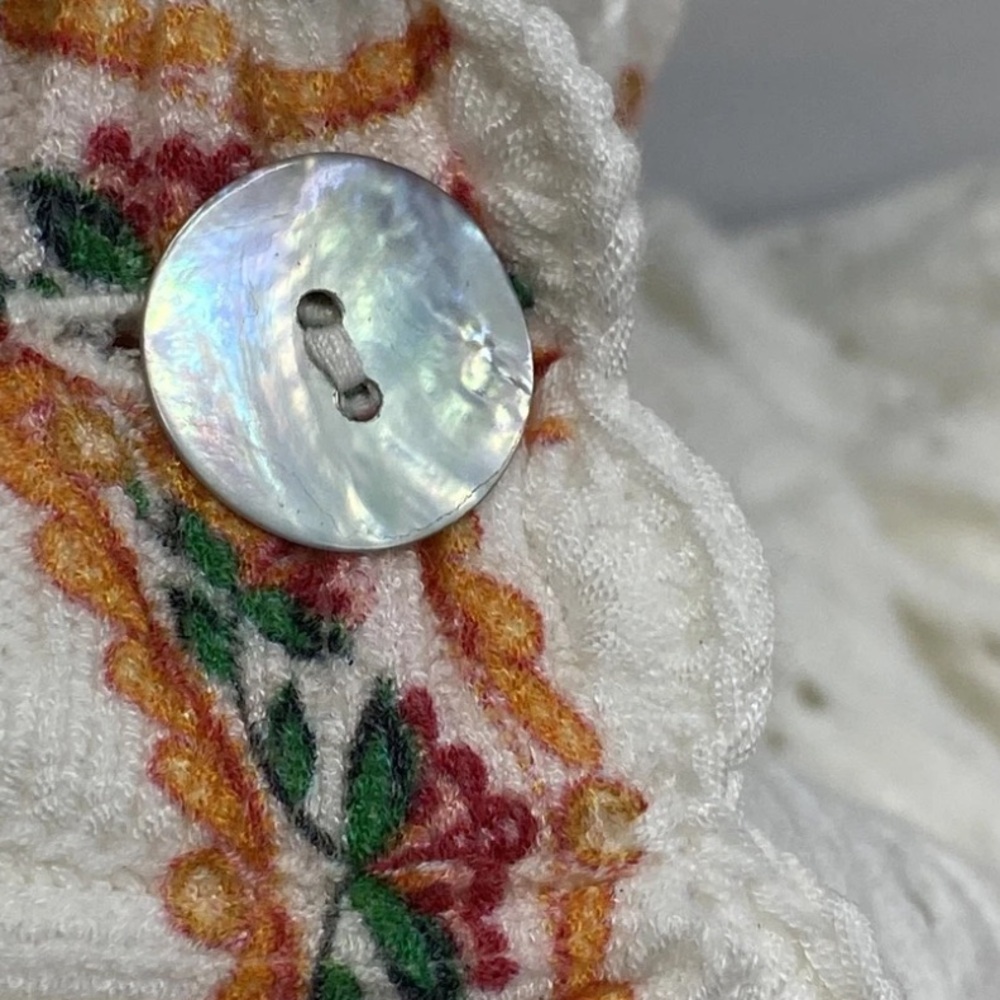 Farm Rio Off-White Garden Delight Knit Cardigan NWT - Picture 13 of 14